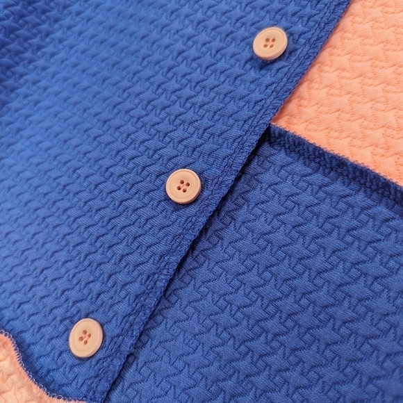 Elsie & Fred Jumpsuit Womens XS Orange Purple Colorblock Romper Paneled Playsuit - Picture 13 of 13